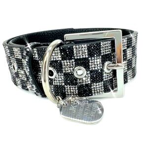 Designer DIAMONDS IN THE RUFF DOG COLLAR
CHECKMATE